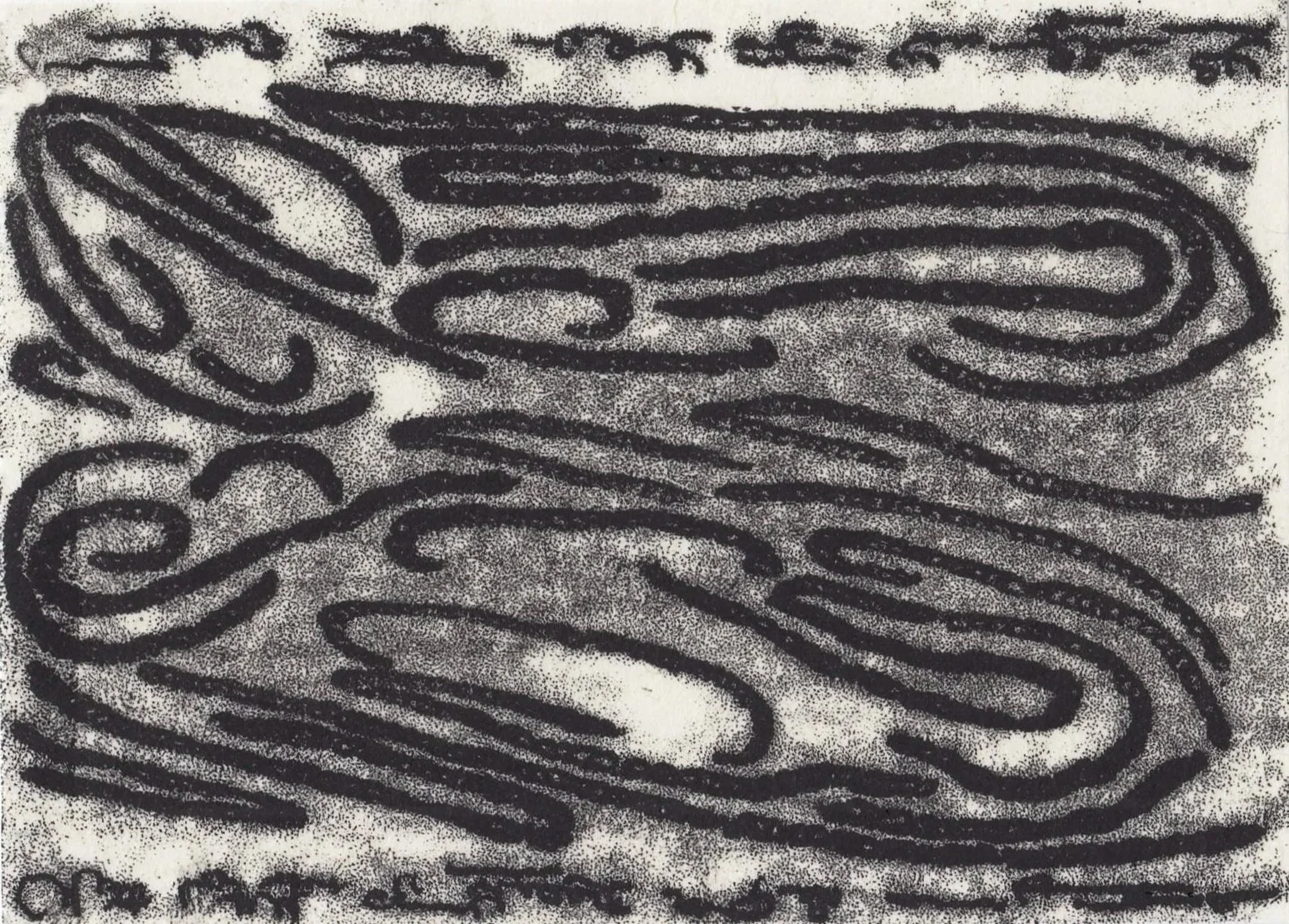 MTBW019 - Monotype on washi paper
3.3” x 4.5”