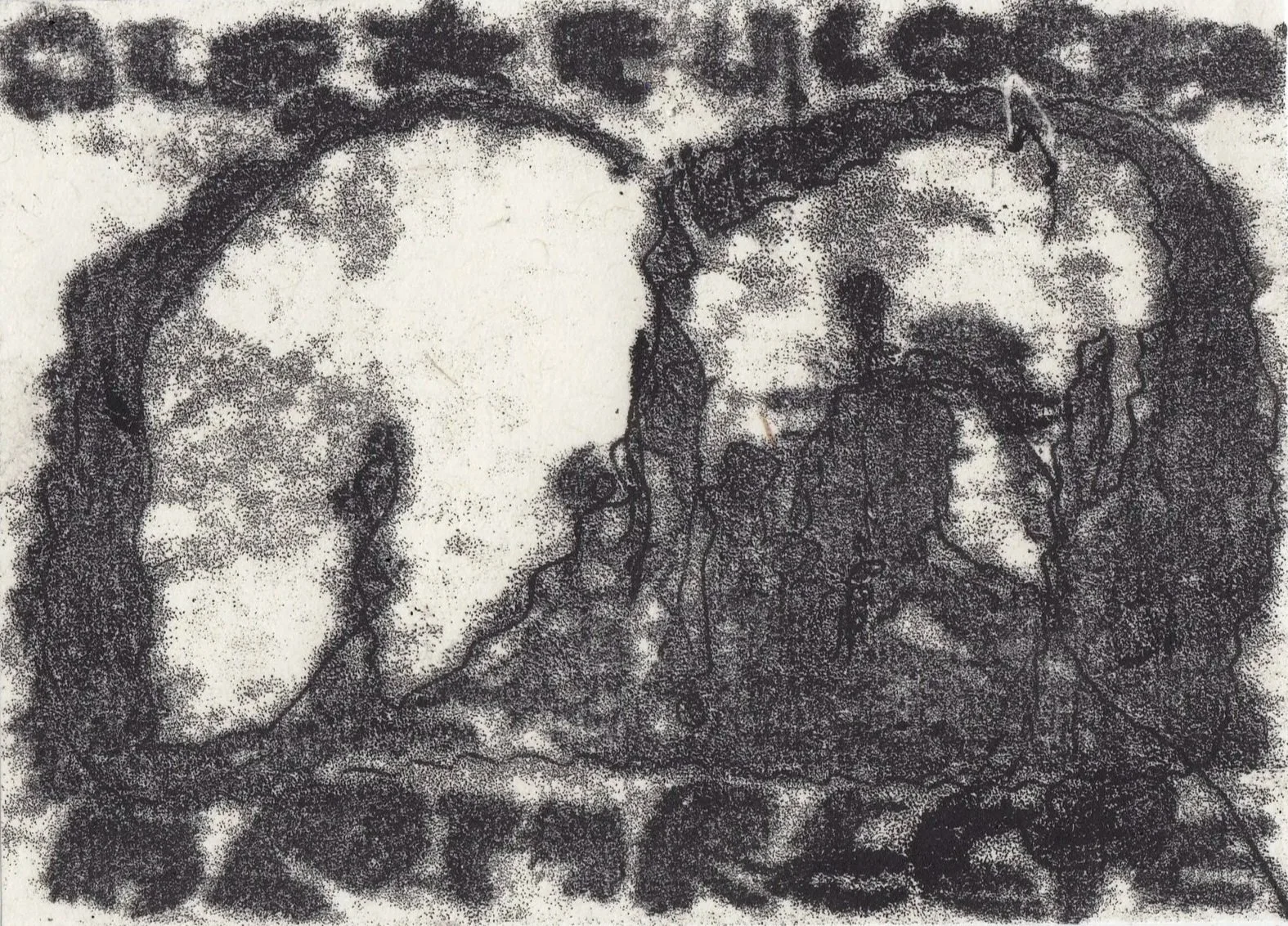 MTBW021 - Monotype on washi paper
3.3” x 4.5”