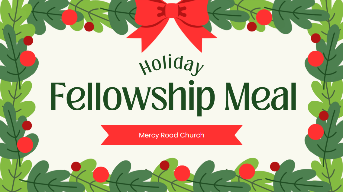 Holiday Fellowship Meal