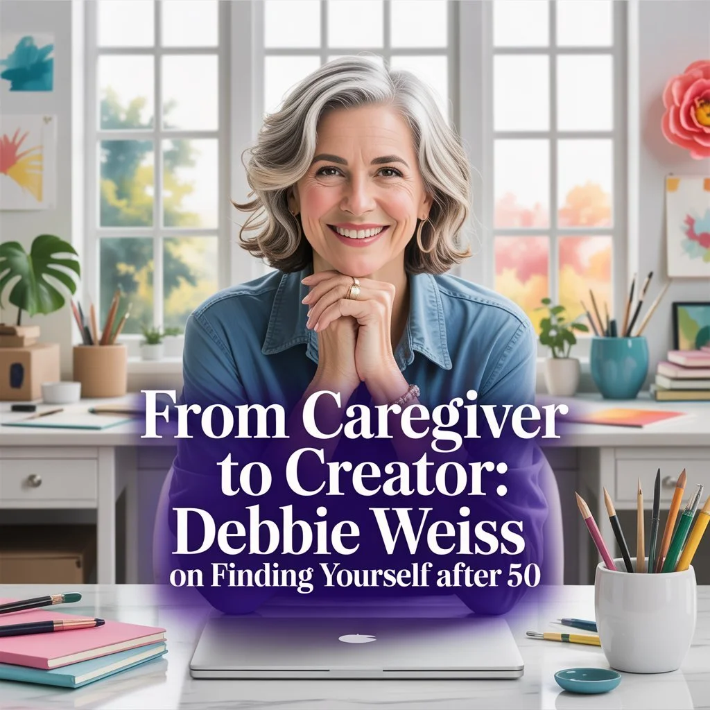 From Caregiver to Creator: Debbie Weiss on Finding Yourself After 50