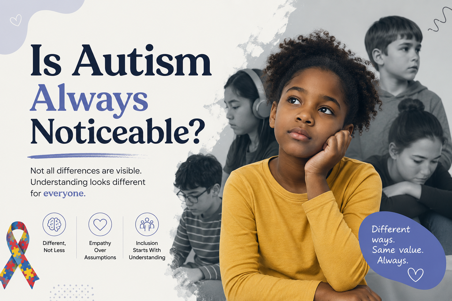 Is Autism Always Noticeable? What Most People Get Wrong