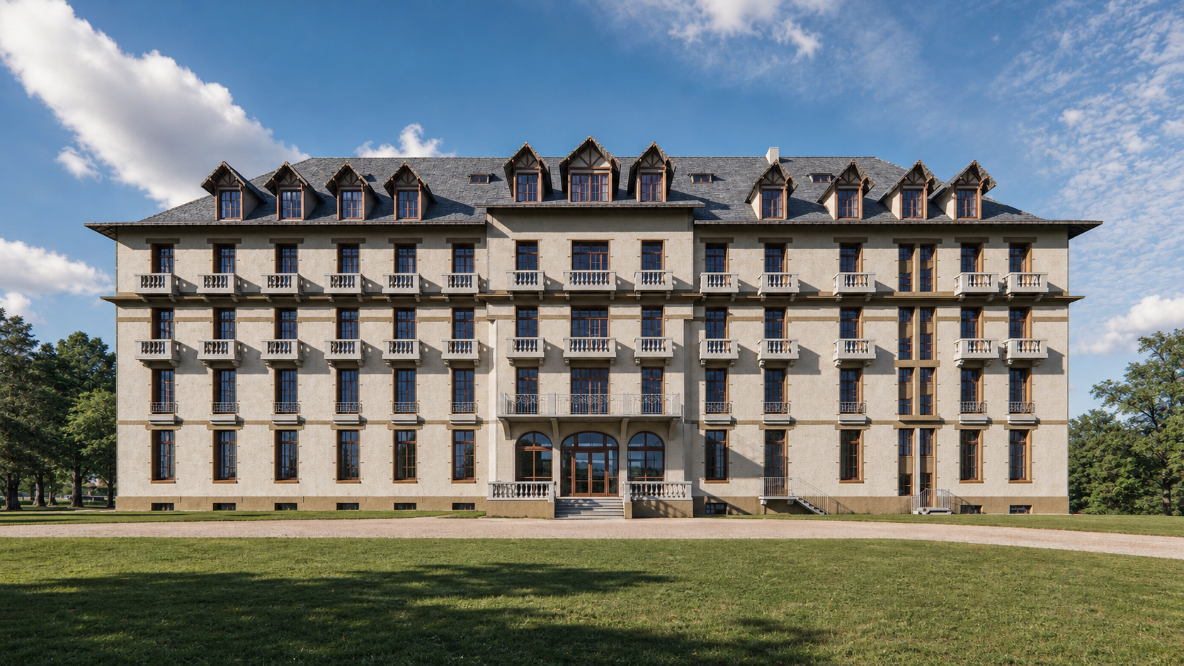 Façade projetée