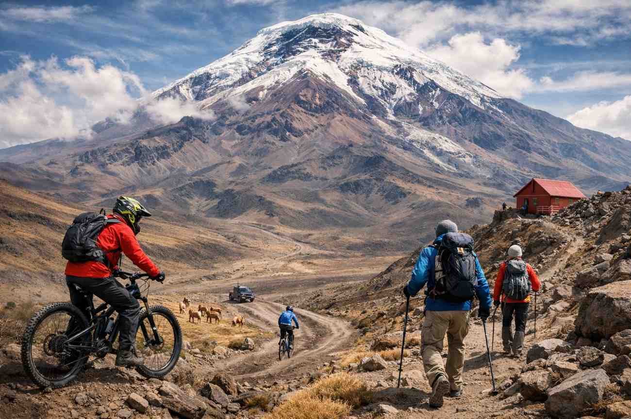 Ecuador’s Hidden Giant: Chimborazo Adventure Tour for Bikers and Hikers