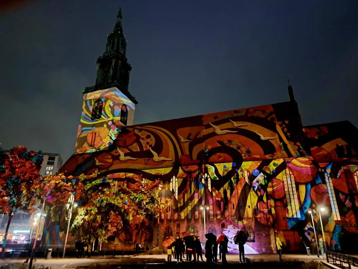 Beautiful on the outside, empty on the inside.

Historical church buildings like this one in Berlin may serve as a pretty backdrop for a light show, but rarely would any European stop at the sight and think of God. 

Every time we step out to share, 