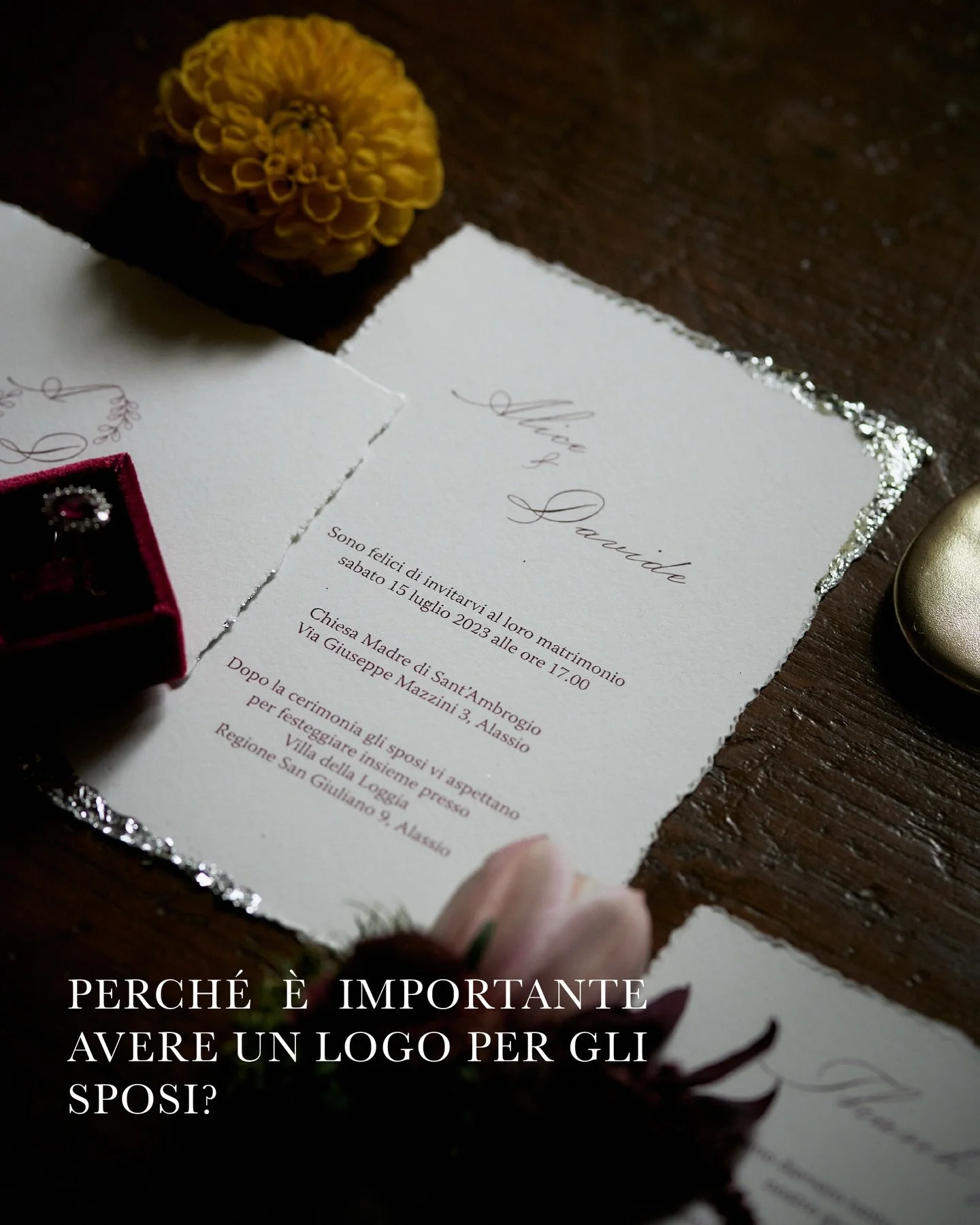 Scopriamo assieme perch&egrave; avere un logo personalizzato &egrave; importante per il tuo matrimonio.
-
Approfondisci l'argomento sul nostro blog!
-
In questo articolo:

@l.m_designstudio_ 

#weddingstationary #wedding #matrimonio #graphicdesign