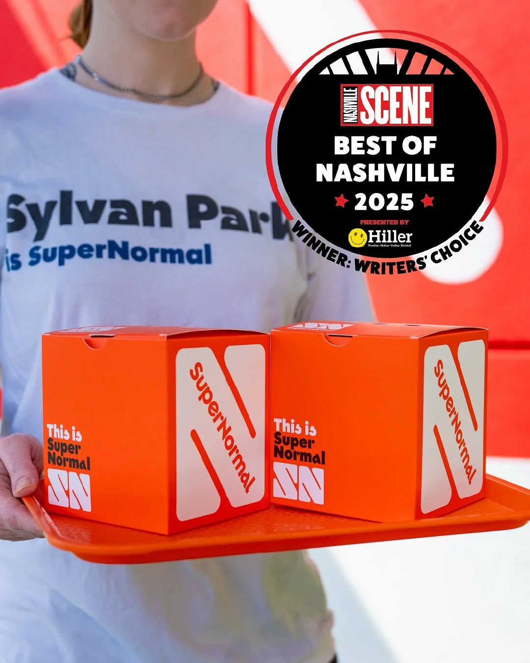 Huge thanks to @nashvillescene and @dannybonvissuto for including SuperNormal in Best of 2025! 
#SuperNormal #BestPresentation #NashvilleScene #SylvanParkEats #RetroStyleModernBite #NashvilleTN #Sylvan Park
