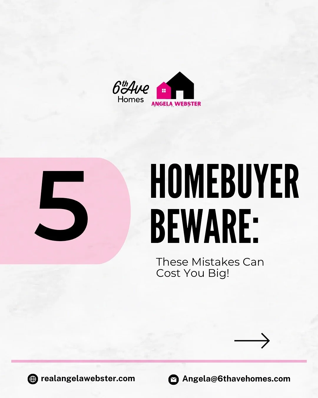 Buying a home is exciting&mdash;but one wrong move can cost you thousands. 😬

From skipping inspections to ignoring the fine print, these common mistakes can turn your dream home into a nightmare.

✨ Let&rsquo;s make your homebuying journey smooth, 