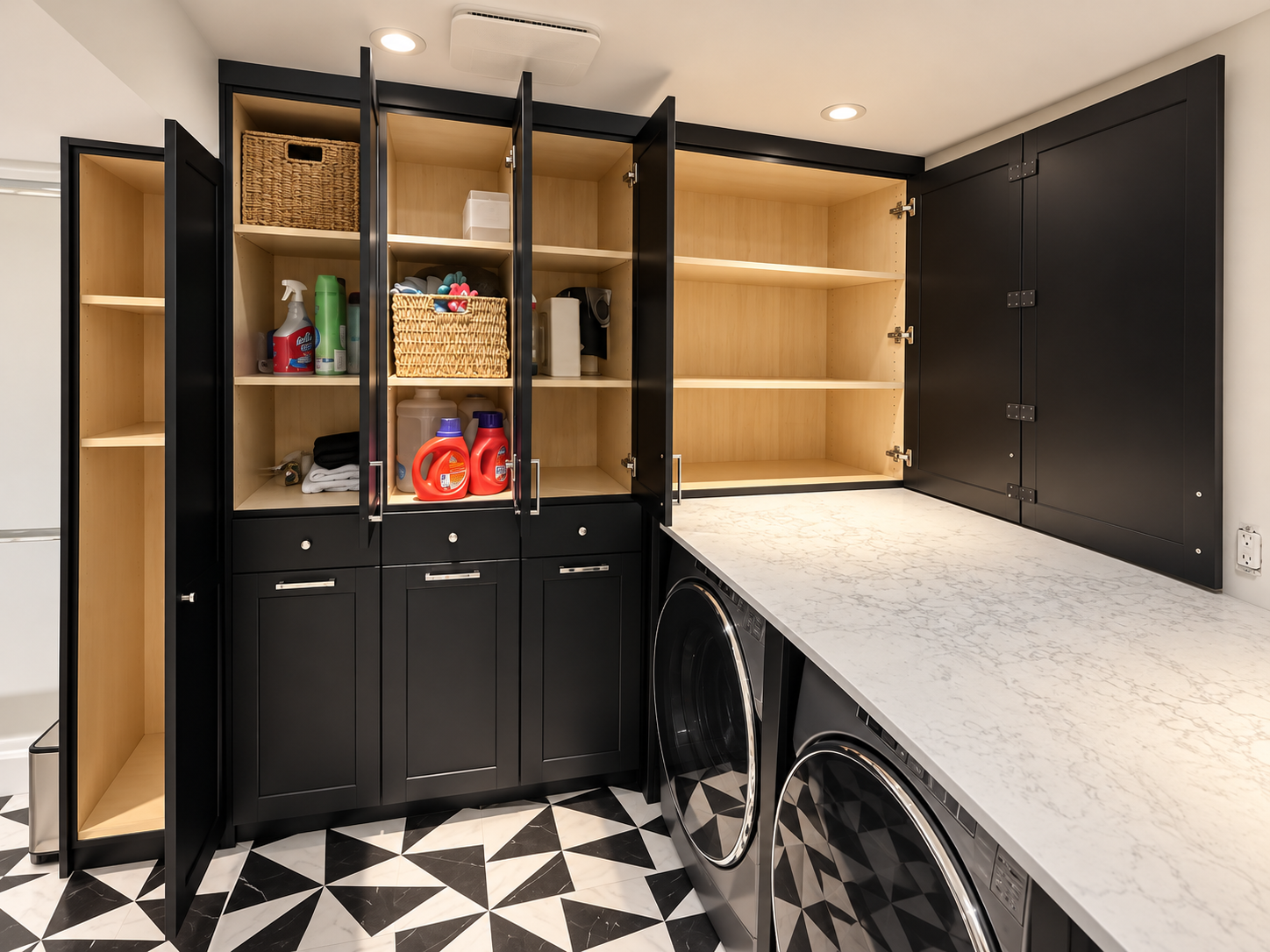 Tall cupboard storage