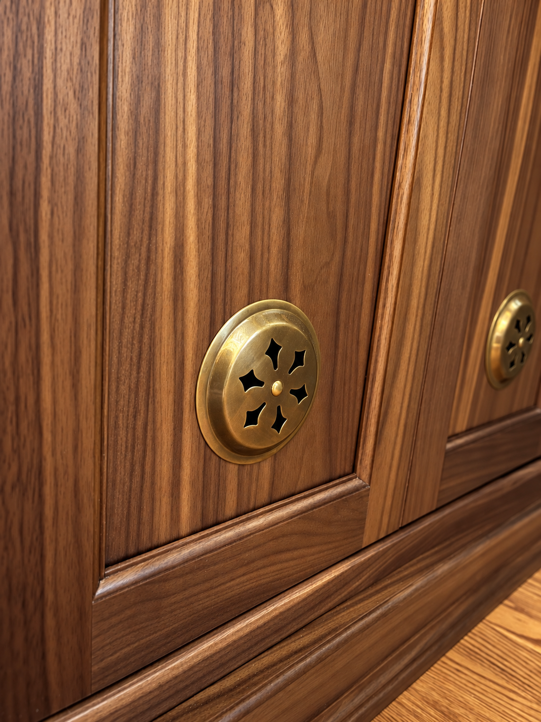 Decorative brass vents