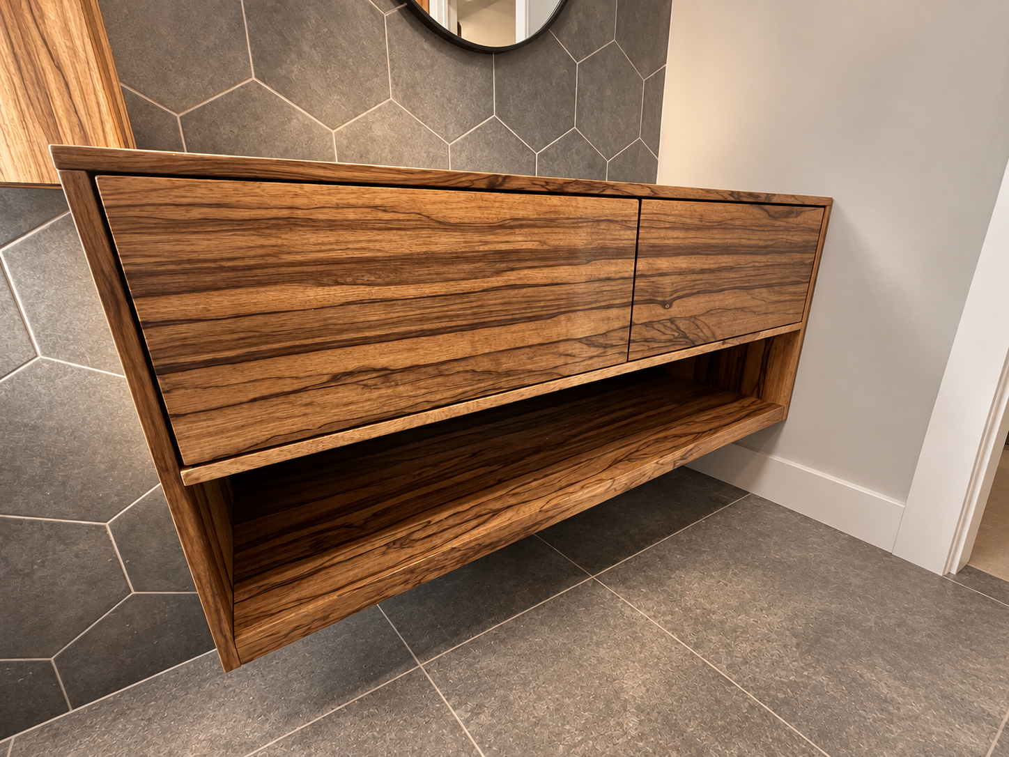 Matched wood-grain fronts