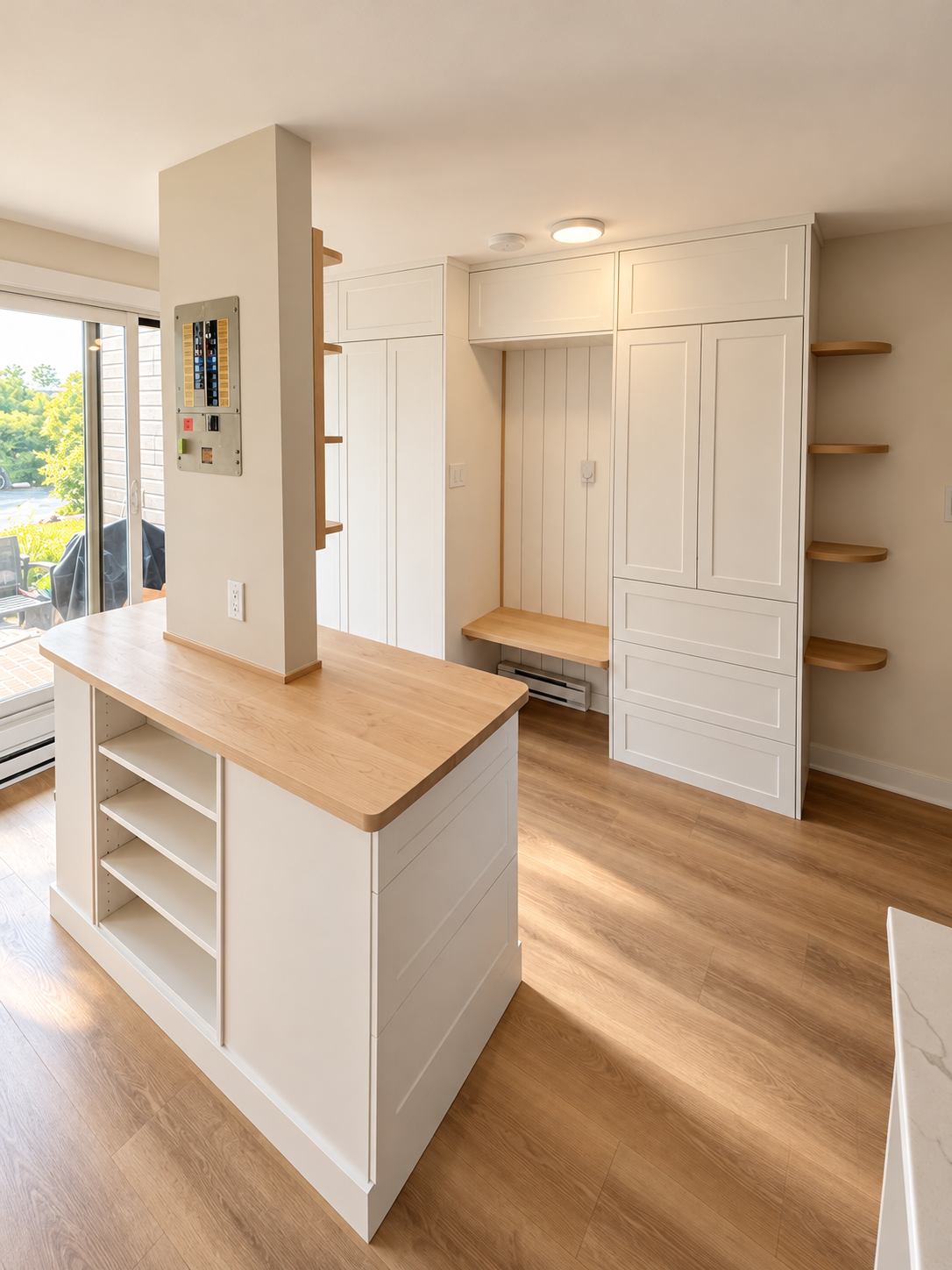 Coordinated wood finishes