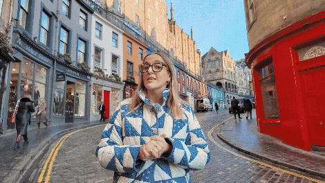 it's Pippa explores Edinburgh storytelling for Visit Scotland