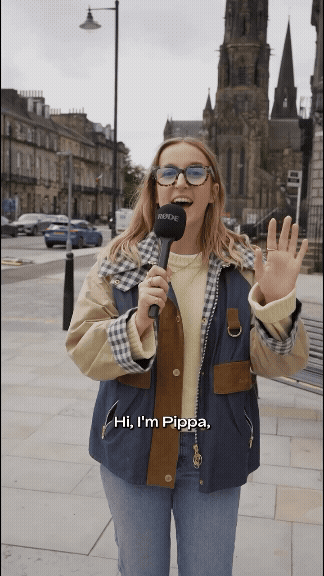 it's Pippa hits the streets of Scotland's capital to interview people on serious foodie questions.