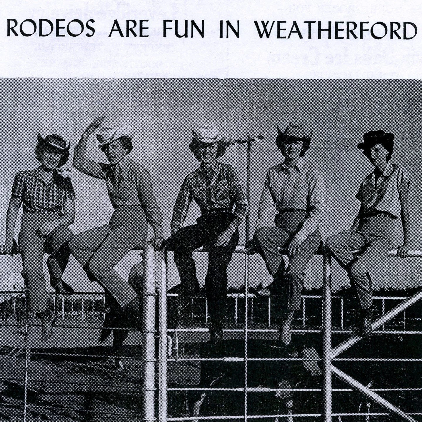 Before trends.
Before influencers.
This was Frontier Days in the 1950s. Women dressed with purpose, confidence, and no audience in mind.
Some things don&rsquo;t need updating.

#FrontierFits #RodeoHeritage #FrontierDays #WeatherfordTX