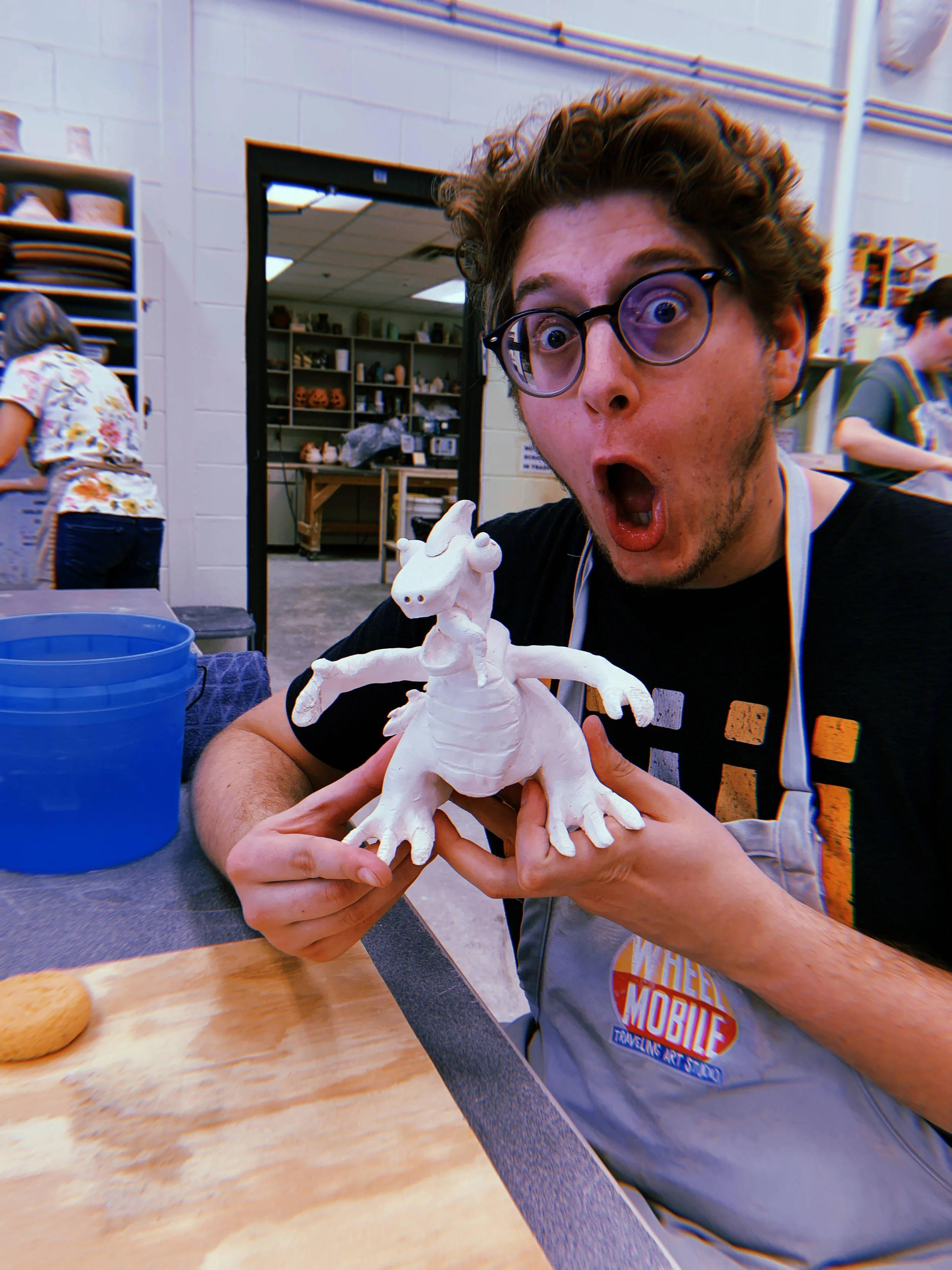 FIRST SCULPTURE — POTTERY