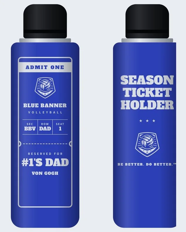 Reserved Seat tumbler · dad design, engraved front and back