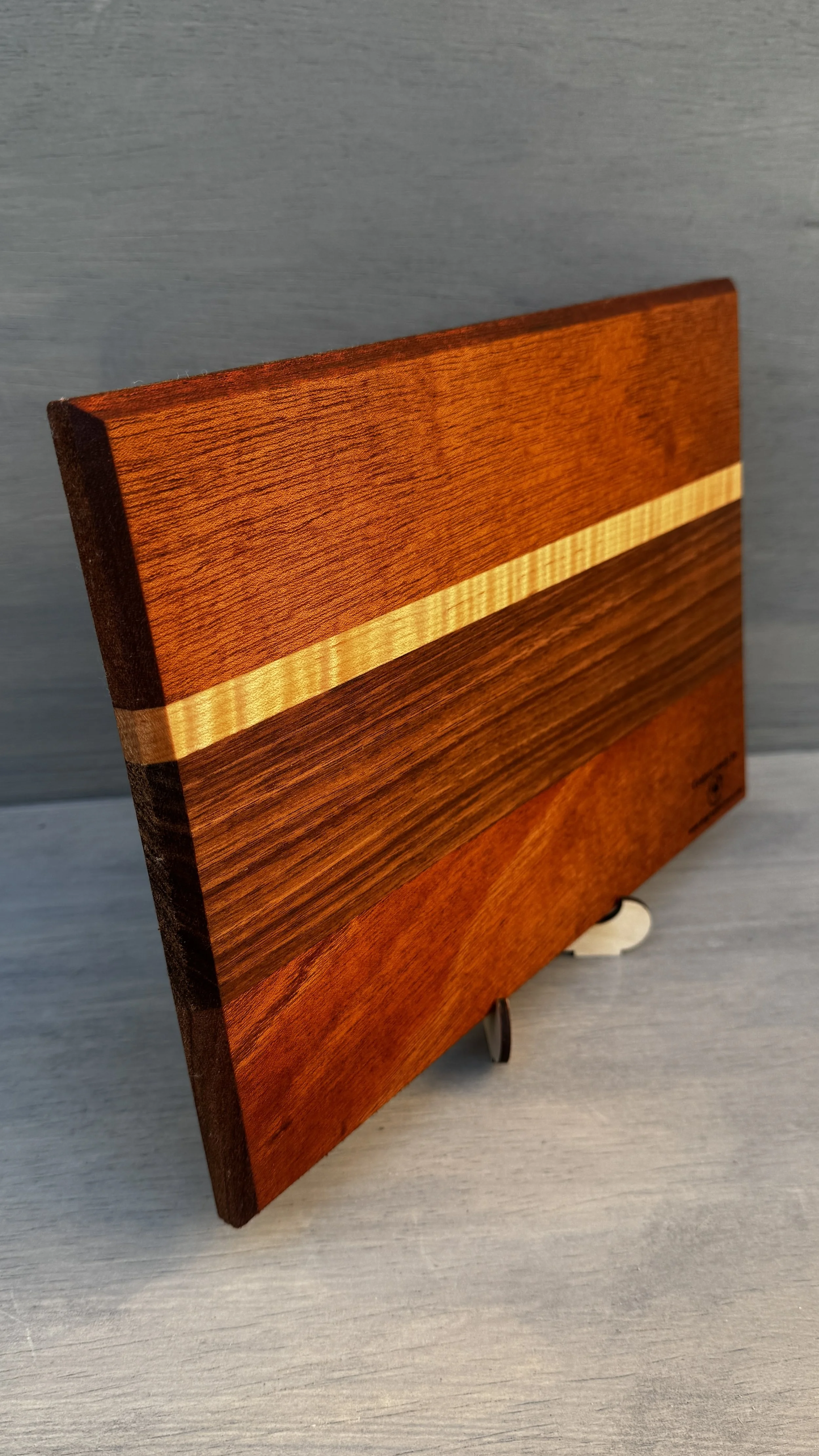 Mahogany, Curly Maple & Peruvian Walnut