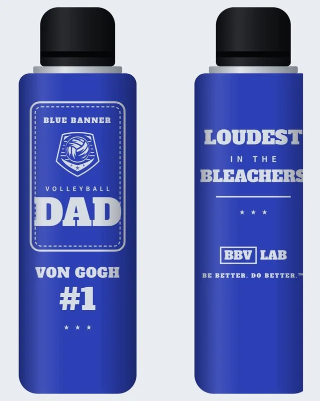 The Dad Patch tumbler · dad design, engraved front and back