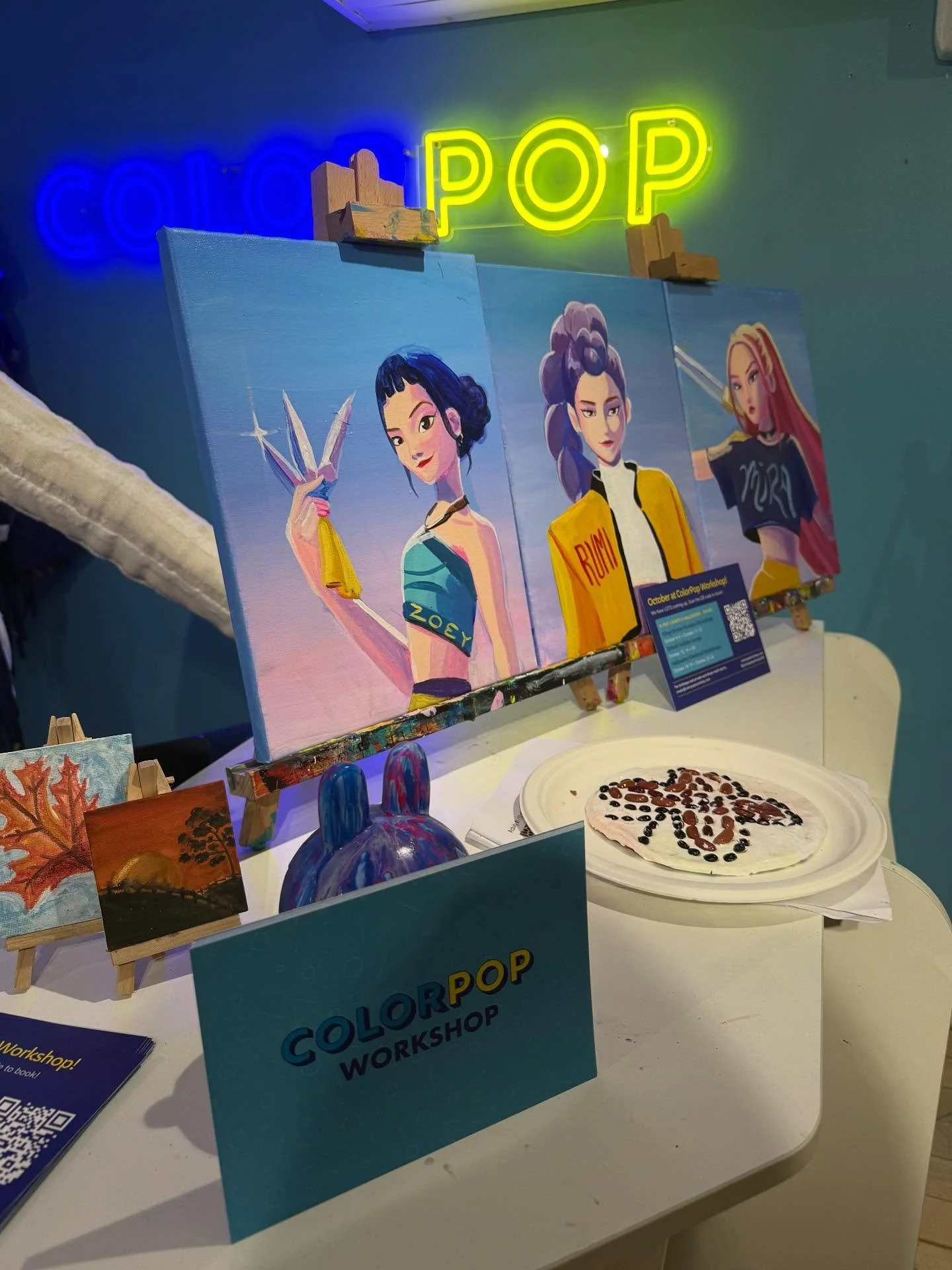 🎨 KPop Demon Hunters X ColorPop Workshops are HERE! 🎨

Calling all little demon hunters!

Our KPop: Demon Hunter Art Workshop is ON at ColorPop &mdash; 2 hours of drop-off creativity, character painting, and pure idol energy! 💥🖌️🎶

📍 ColorPop S
