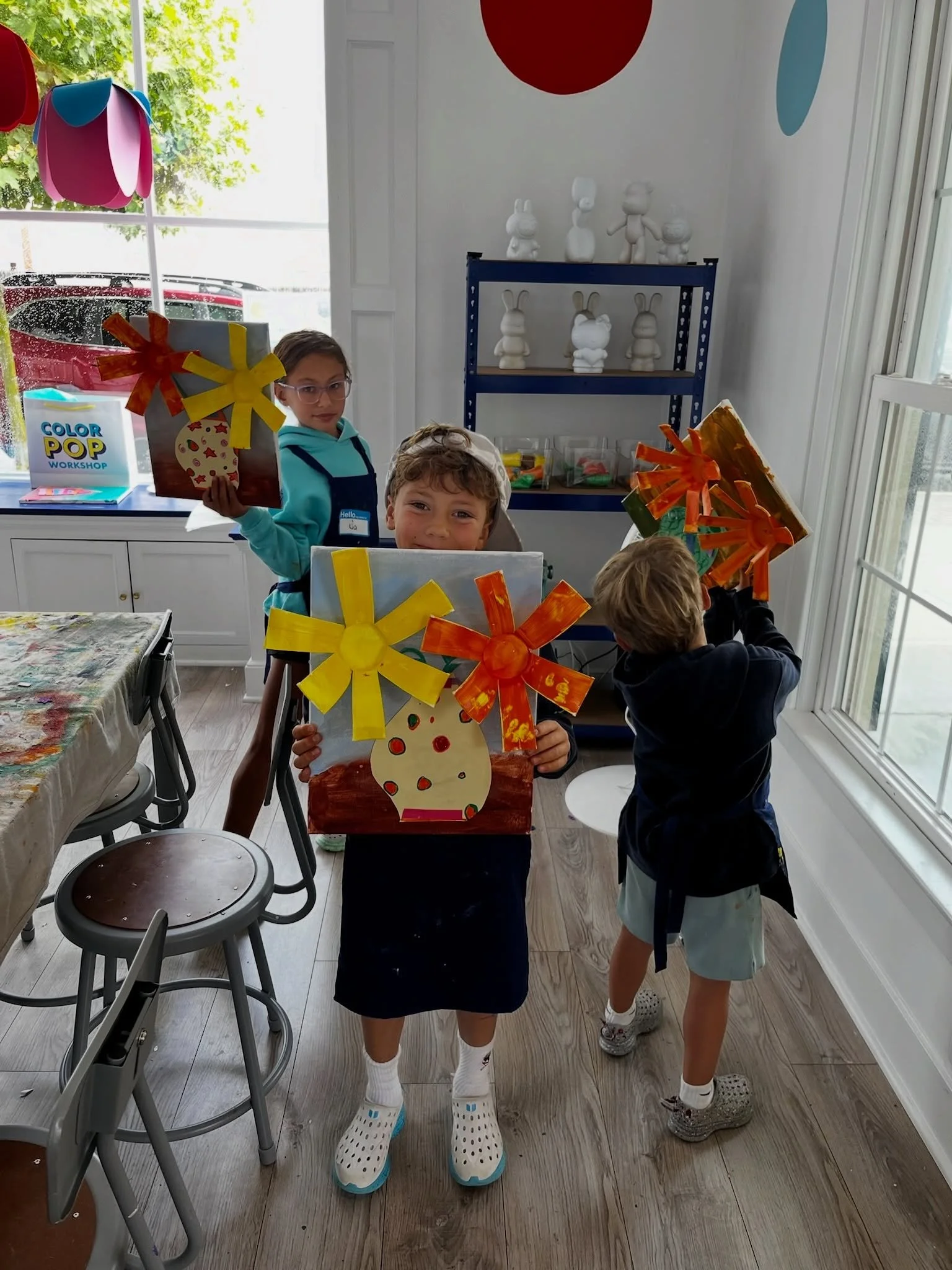 Camp Van Gogh was a blast 🌻💫

Our young artists created magic in the studio with their adorable twists on timeless classics 🎨🖌️

We loved seeing our tiny Van Goghs&rsquo; masterpieces come to life and we can&rsquo;t wait to see you at the next wo
