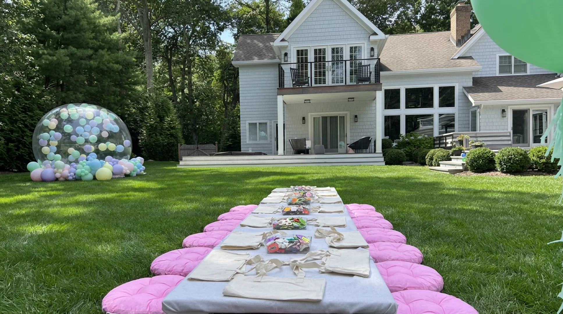 Colorpop Birthday Party backyard off site park art kids UES Hamptons tribeca