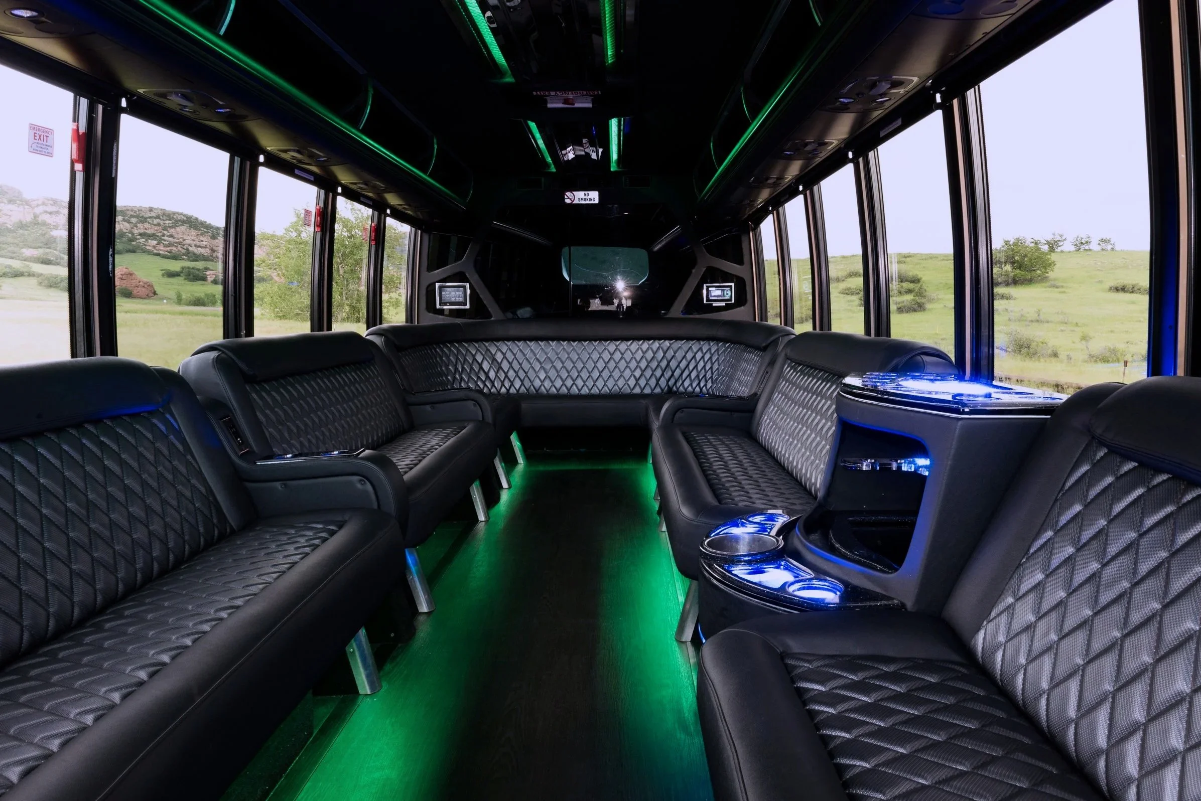 party bus interior