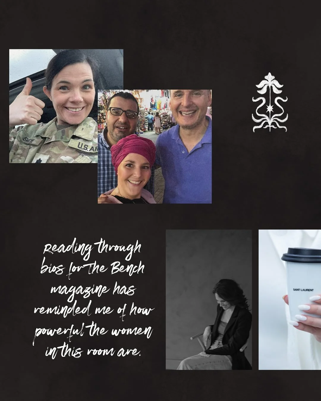 I dare you to read any line from one of these bios and still try to convince me that the goal is to fit ourselves into a neat and tidy box. Or that surrounding ourselves with people that have the exact same story as ours is what will get us where we 