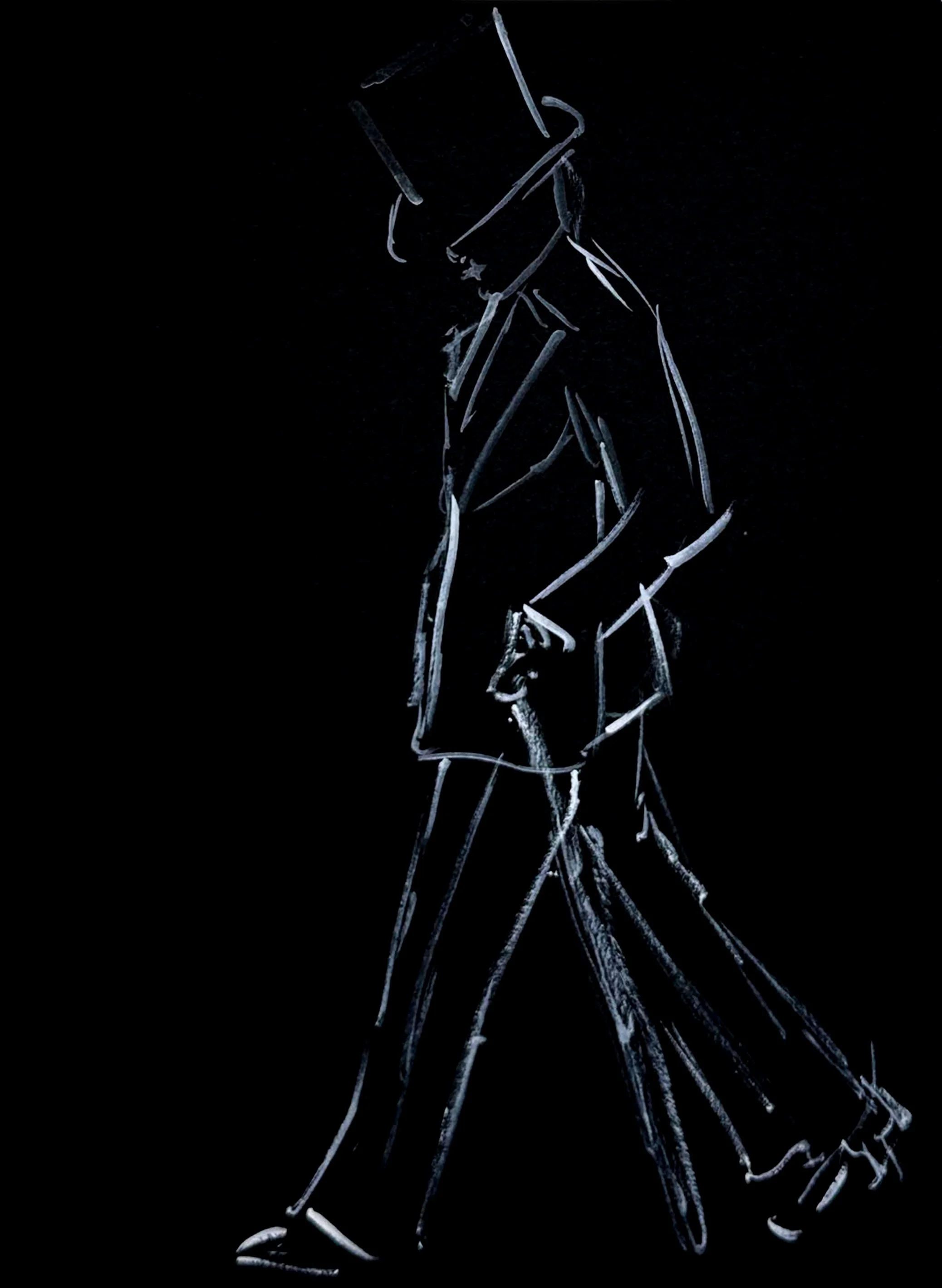 Walk That Walk Money, No. 8, Gouache on mixed media paper, 8 x 10 in, 2026