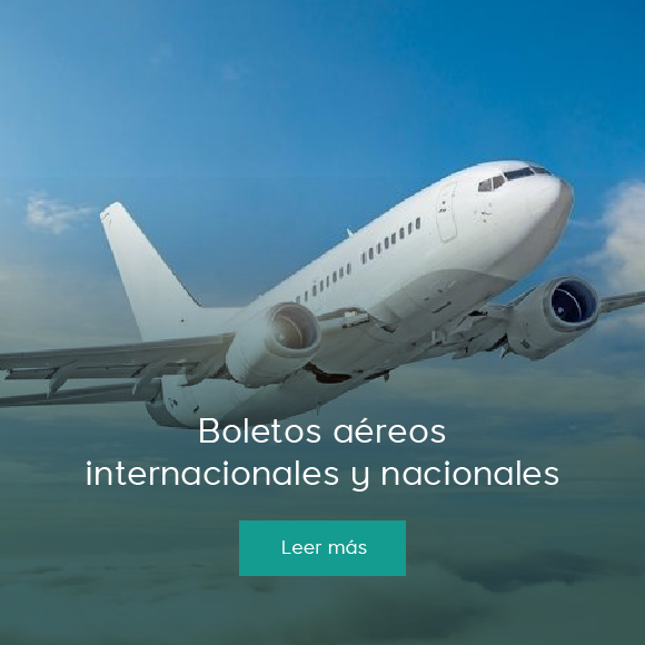 Boletos aéreos internacionales y nacionales