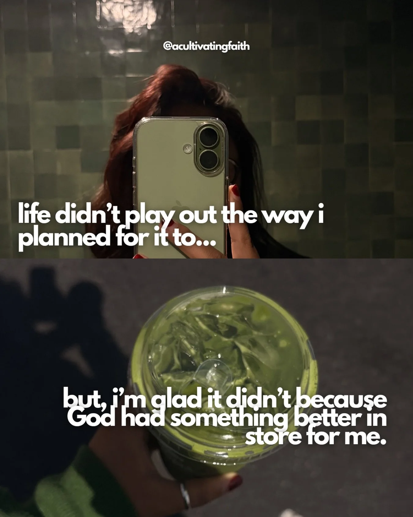 life didn&rsquo;t play out the way i planned &amp; i&rsquo;m glad it didn&rsquo;t because God had something better in store for me🫶🏼

#christiancommunity #trustinGod #jesuslovesyou #sandiego #faithcommunity