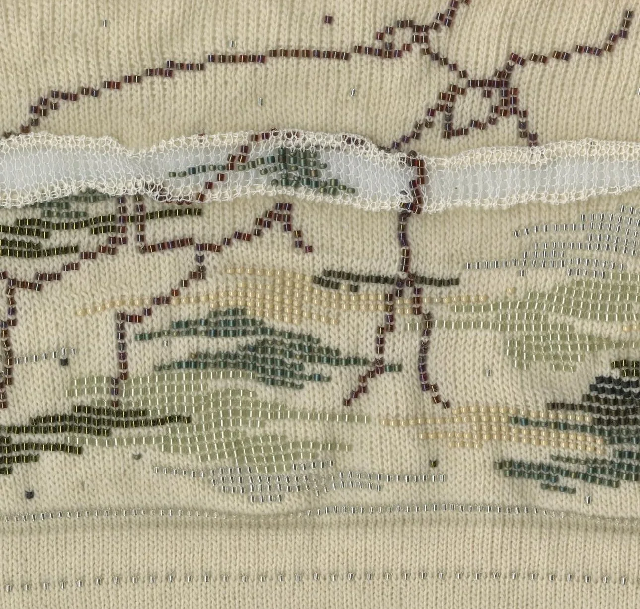 Camo, 2024. Glass, Wool.