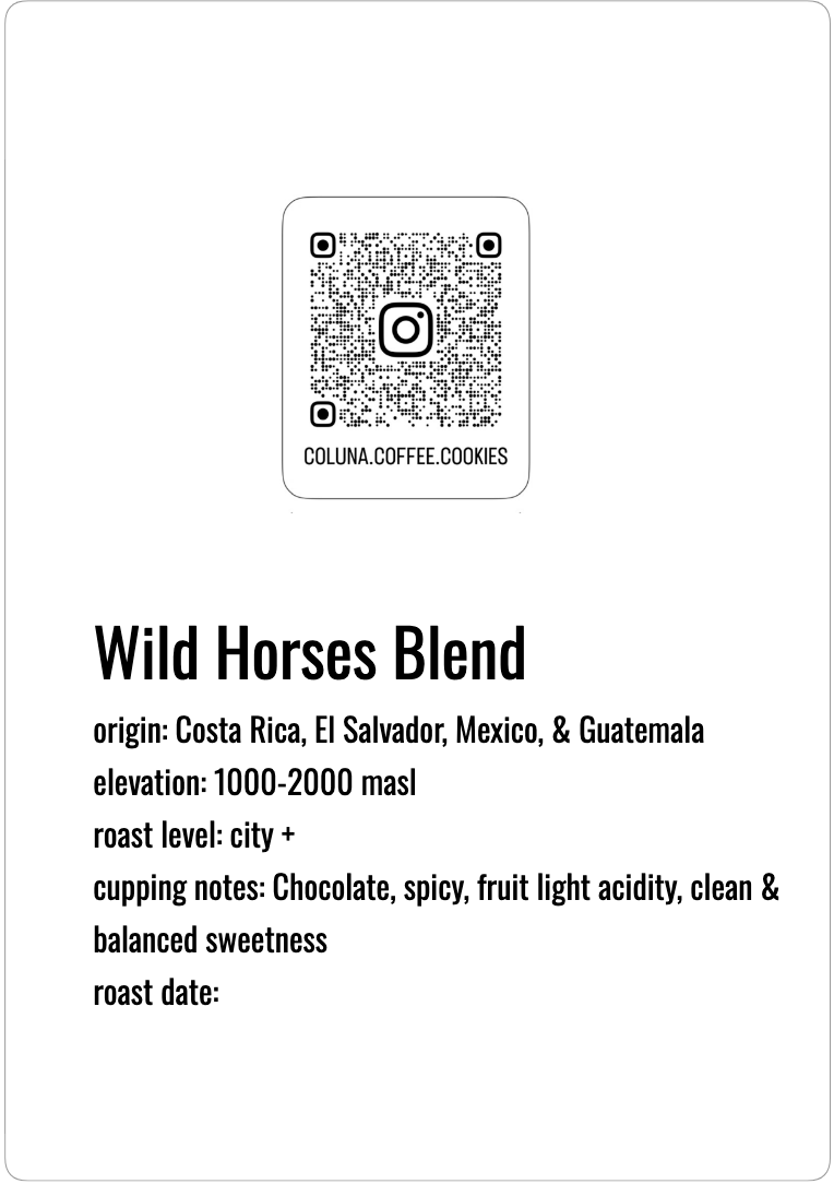 Wild Horses Blend
