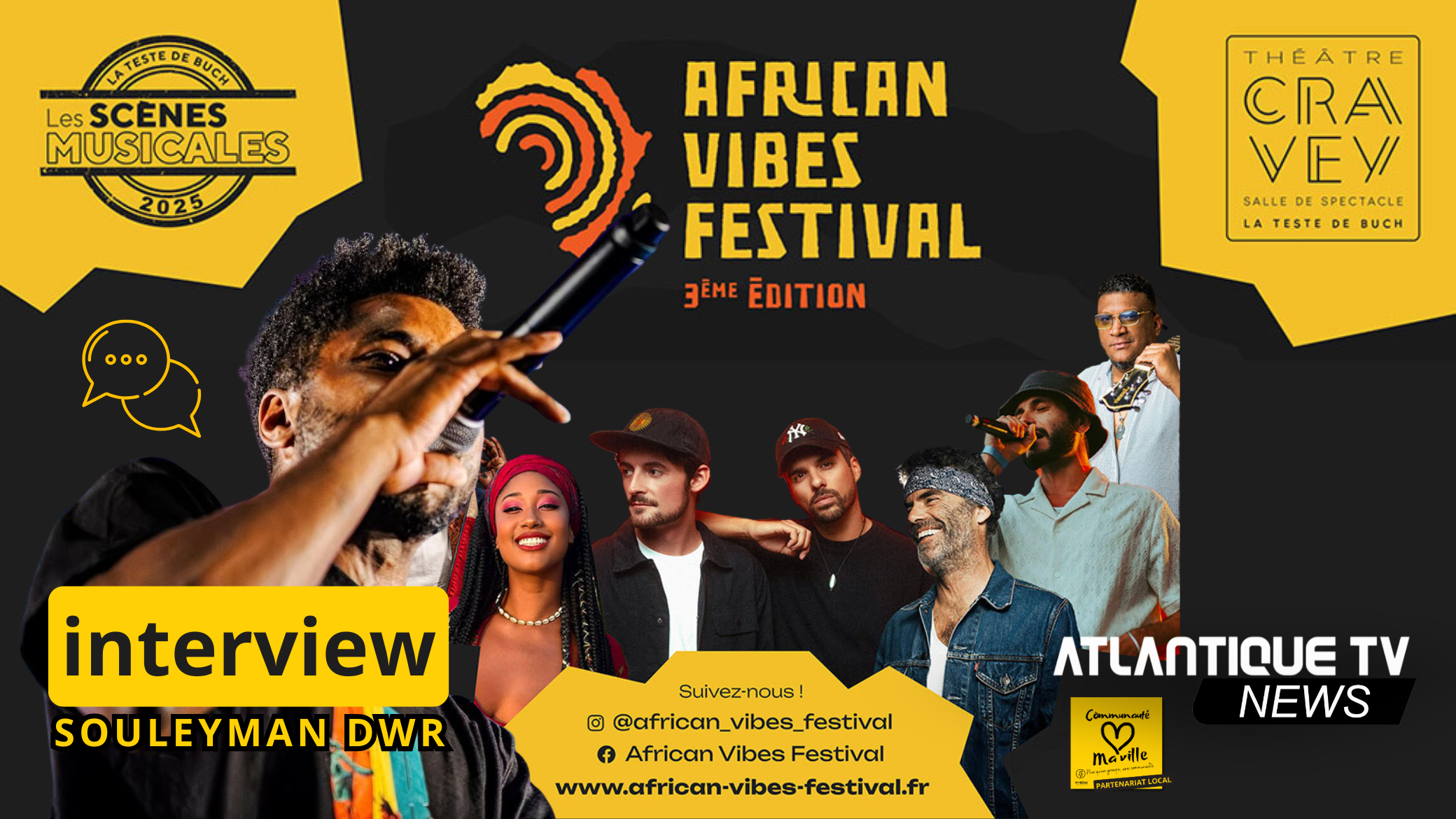 Rencontre avec Souleymane, co-fondateur de l’African Vibes Festival sur le Bassin d’Arcachon