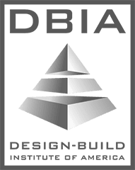 Logo of the Design-Build Institute of America, featuring a pyramid with the words 'DBIA' above and 'Design-Build Institute of America' below.