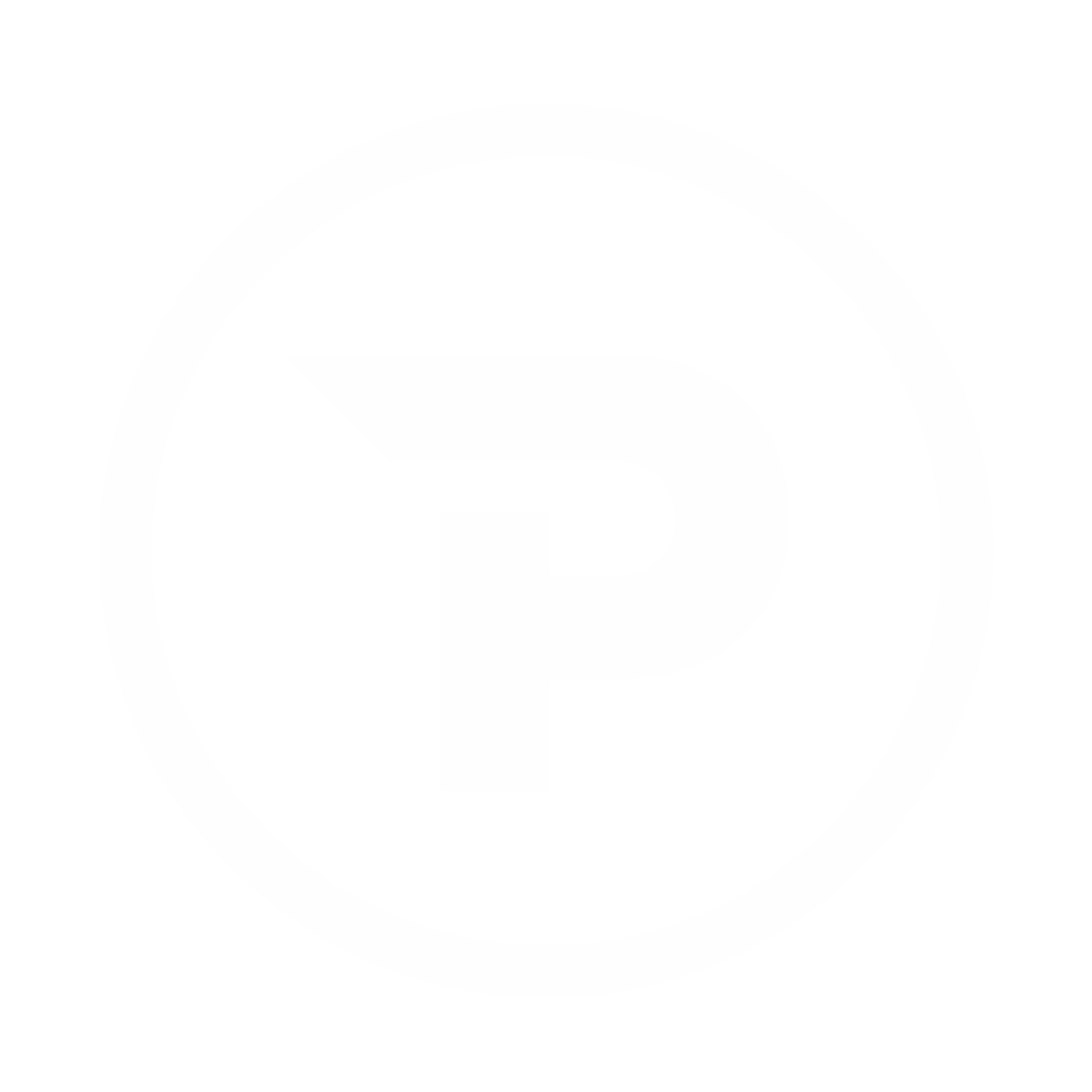 Black circular logo with a white 'P' and wing design inside.