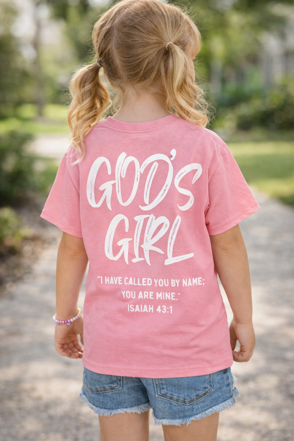 Youth God's Girl Pink Shirt