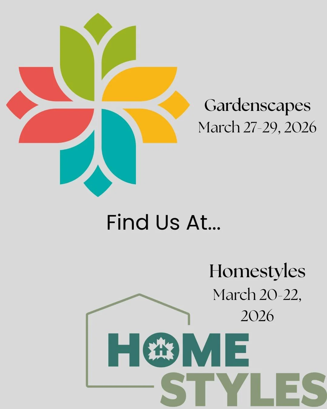 Catch us at Homestyles &amp; Gardenscapes this month!
Stop by for your chance to win a year&rsquo;s worth of applications 🌱

#LocalYXE #SpringSavings #TradeShowSeason