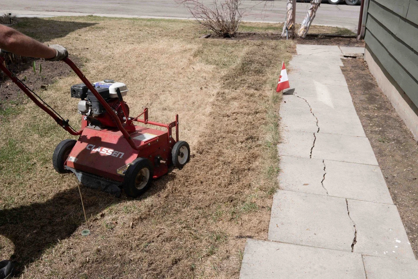Did someone say power raking? 😄
We&rsquo;ll help remove built-up thatch so your lawn can grow healthier and greener this spring 🌿

#LocalYXE #Spring2026 #GreenerGrass