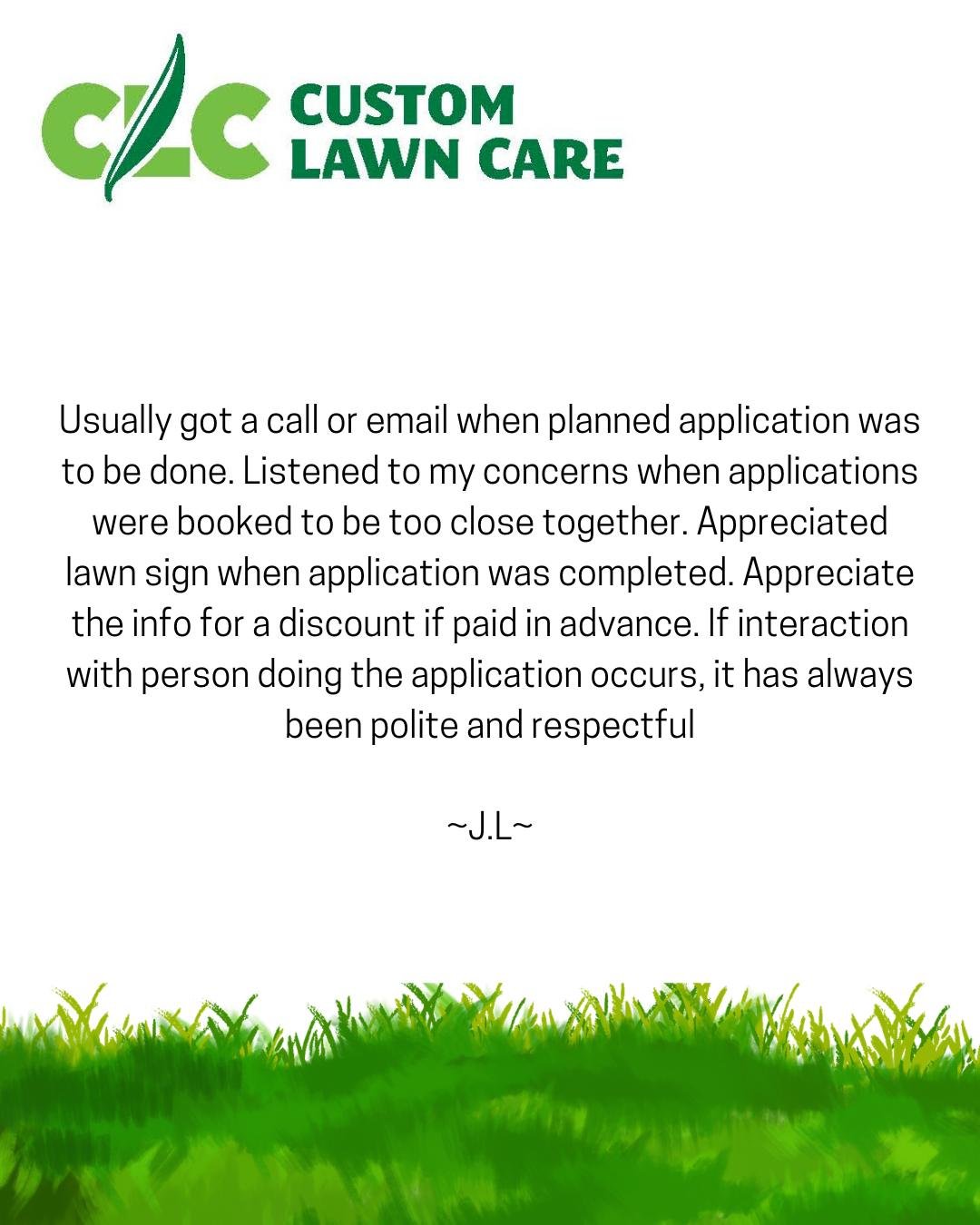 💚 Your reviews make our day!
Thank you to our amazing customers for your support.

We can&rsquo;t wait to work with you again this season!

#LocalYXE #AmazingCustomers #GreenerGrass