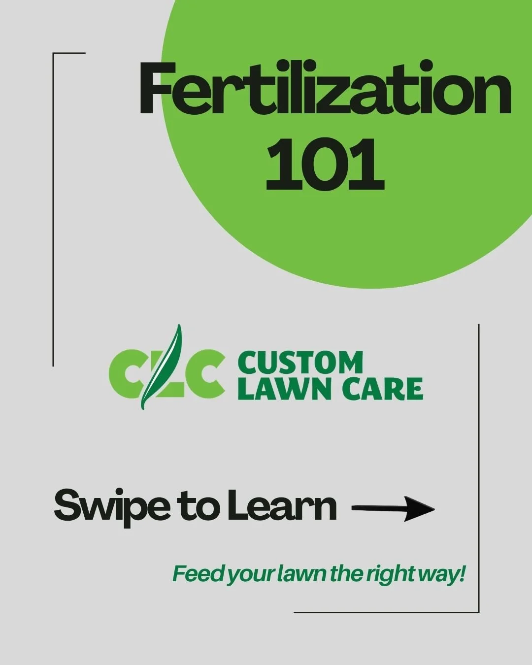 🌱 Fertilization 101

A greener, healthier lawn starts with the right care:

✔️ Fertilize at the right time for your grass
✔️ Choose nutrients that match your lawn&rsquo;s needs
✔️ Avoid overdoing it&mdash;balance is key
✔️ Water after application fo