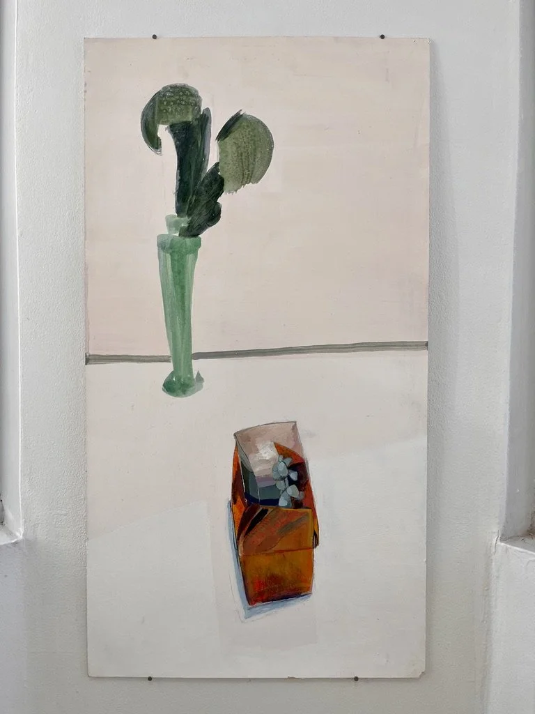 George Glenn, "Chocolate Box," 1992, acrylic on paper, 32 x 17"