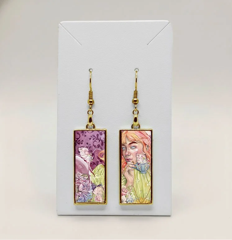 The Mushroom Mouse Earring Series