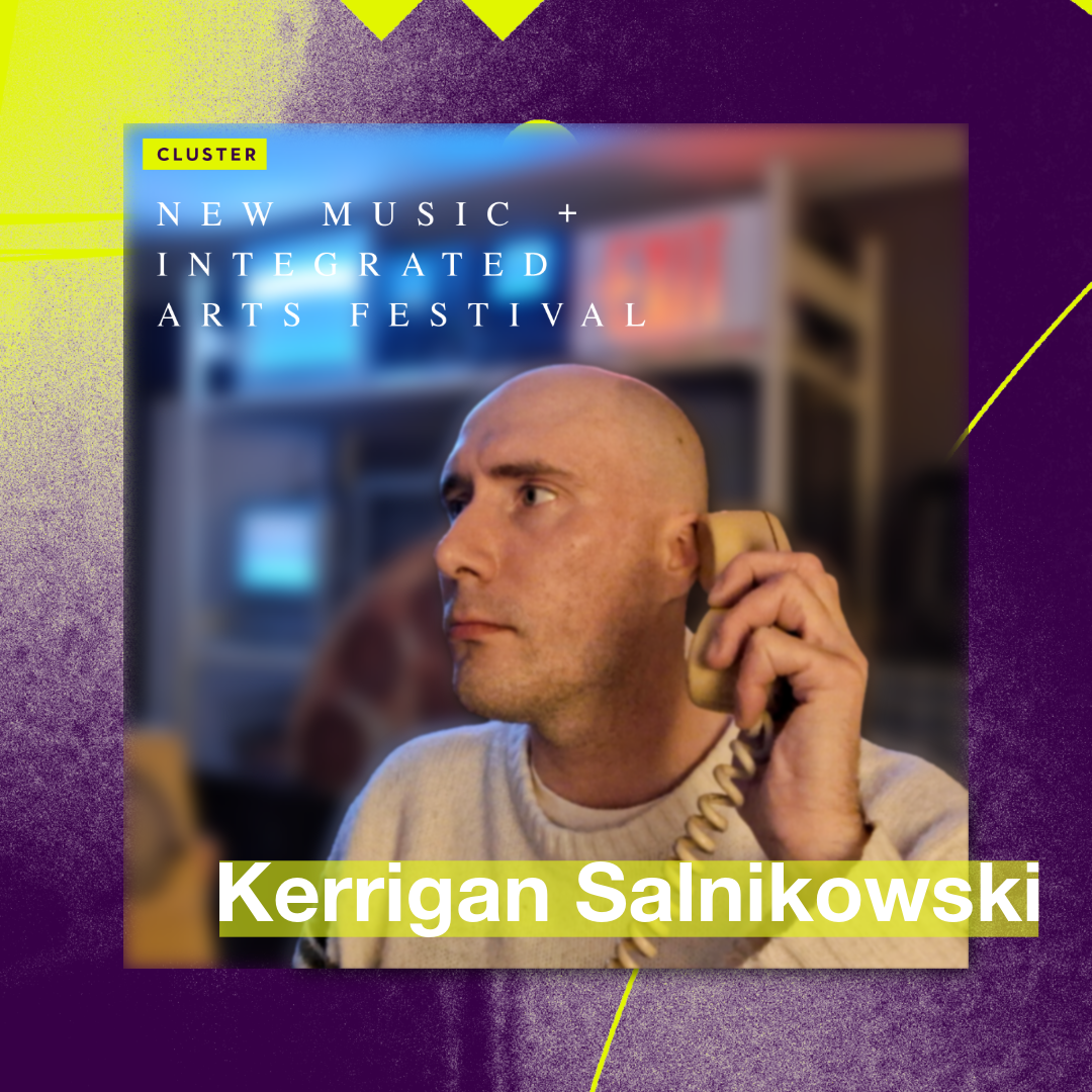 Kerrigan Salnikowski, is a composer, multi-instrumentalist, sound artist, performer, and maker of instruments based in Winnipeg Manitoba Canada on Treaty One Territory.
Salnikowski’s work seeks to convey ideas and emotions that could never be express