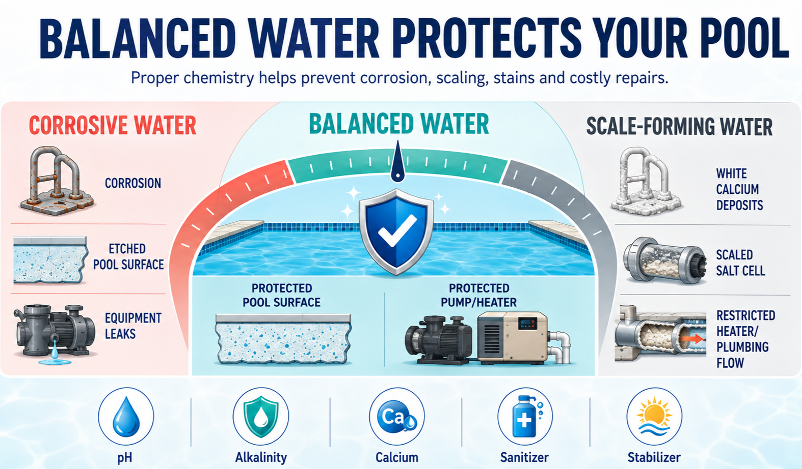 How Balanced Pool Water Prevents Expensive Pool Repairs in South Florida