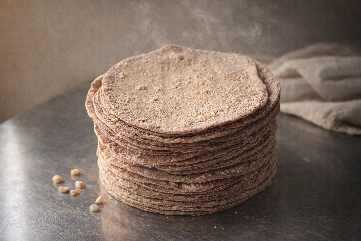 Tortillas de Maíz Rojo