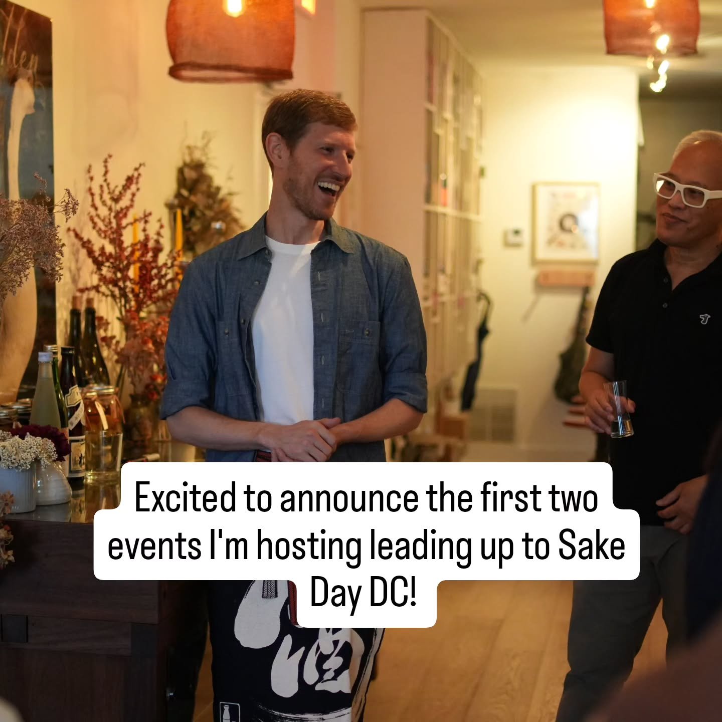 I'm hosting a bunch of events leading up to Sake Day DC on 10/4, and happy to announce the first two!

On 9/27, we're doing a lunch-time meal centered around the intersection of tea, sake, and food with @reunion_pantry at @ricemarketdc . Tommy and I 