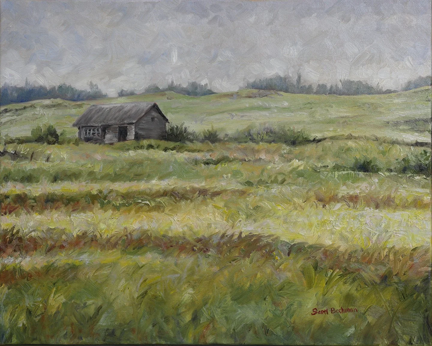 "Old Barn" (16"x20")