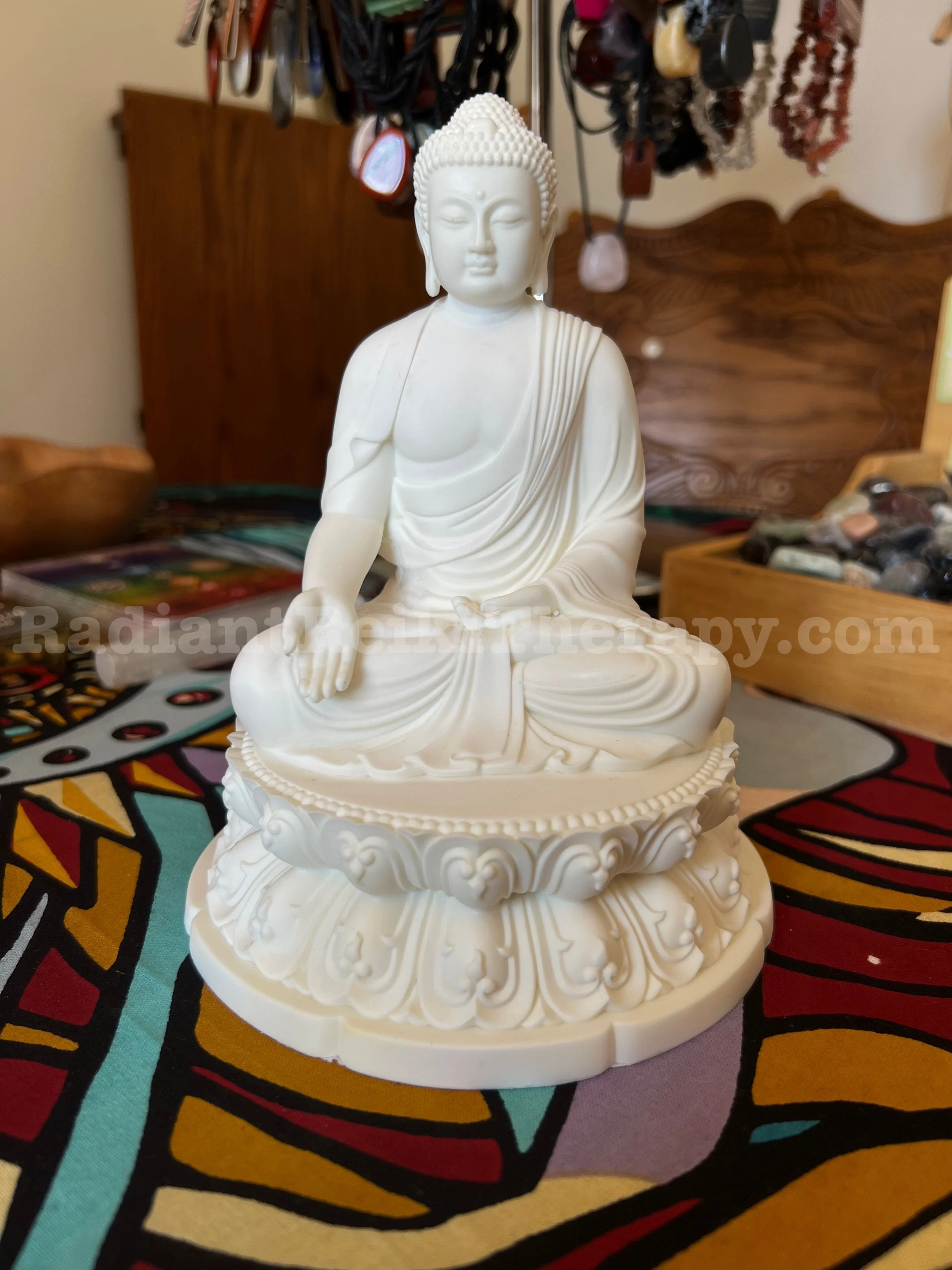 White Buddha Statue