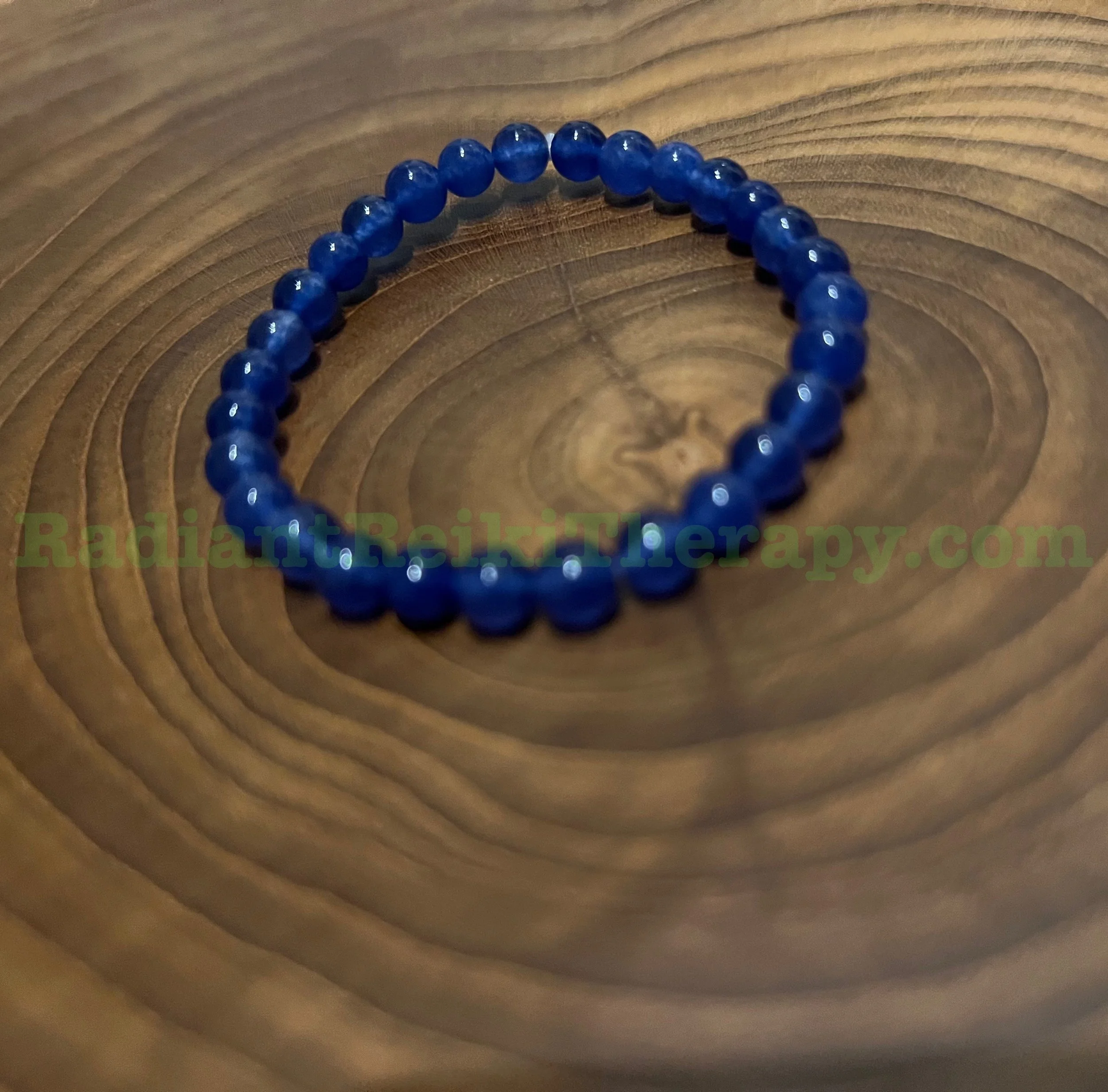 Blue Jade Bracelet.