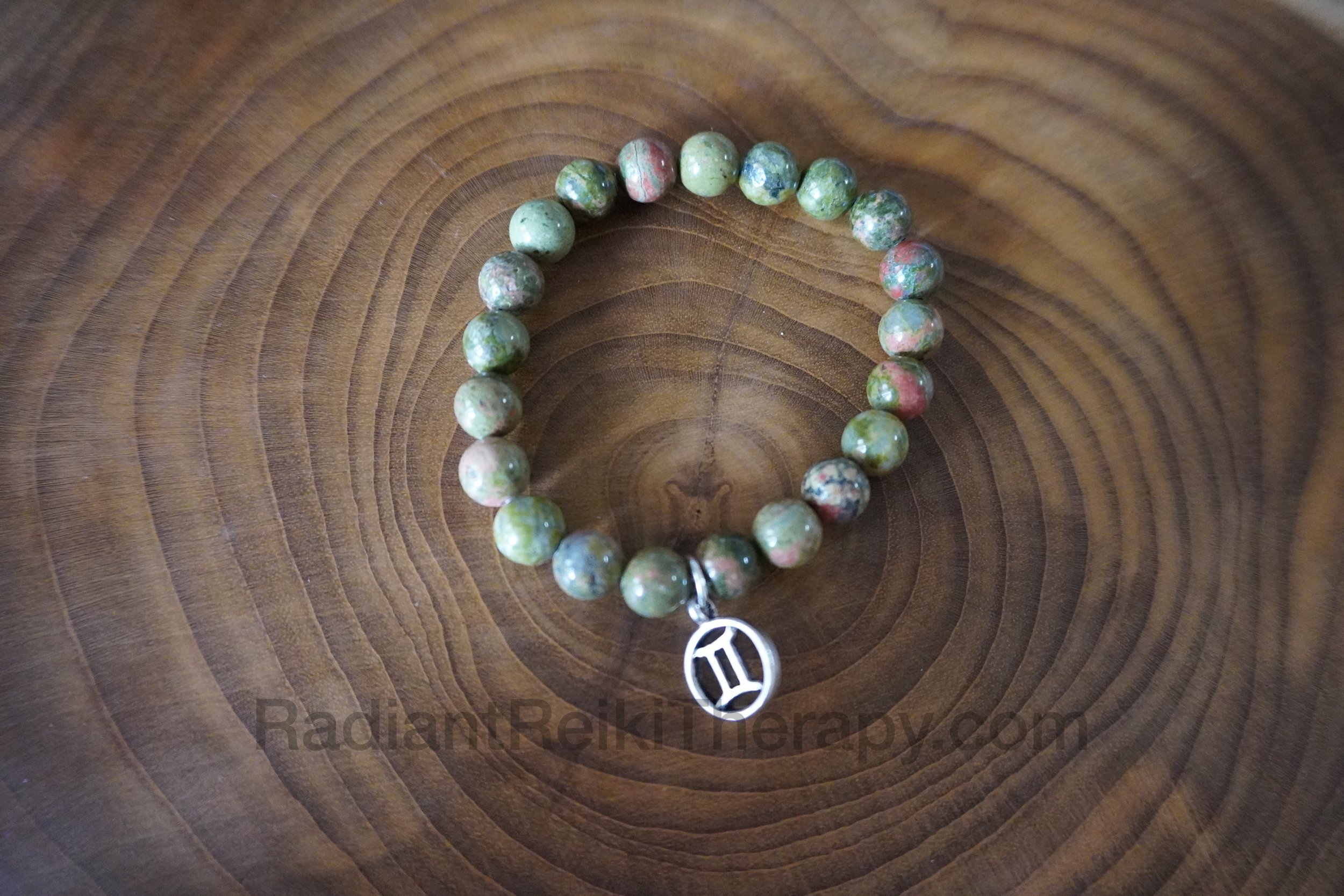 Gemini Bracelet (Unakite)